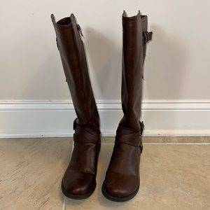Brown G By Guess Knee High Boots. Size 7.5